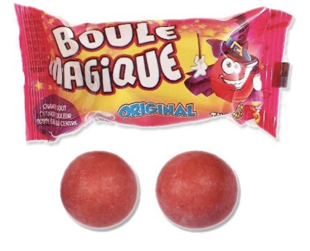 BOULE MAGIQUE GUM ORIGINAL FRUITS ROUGES