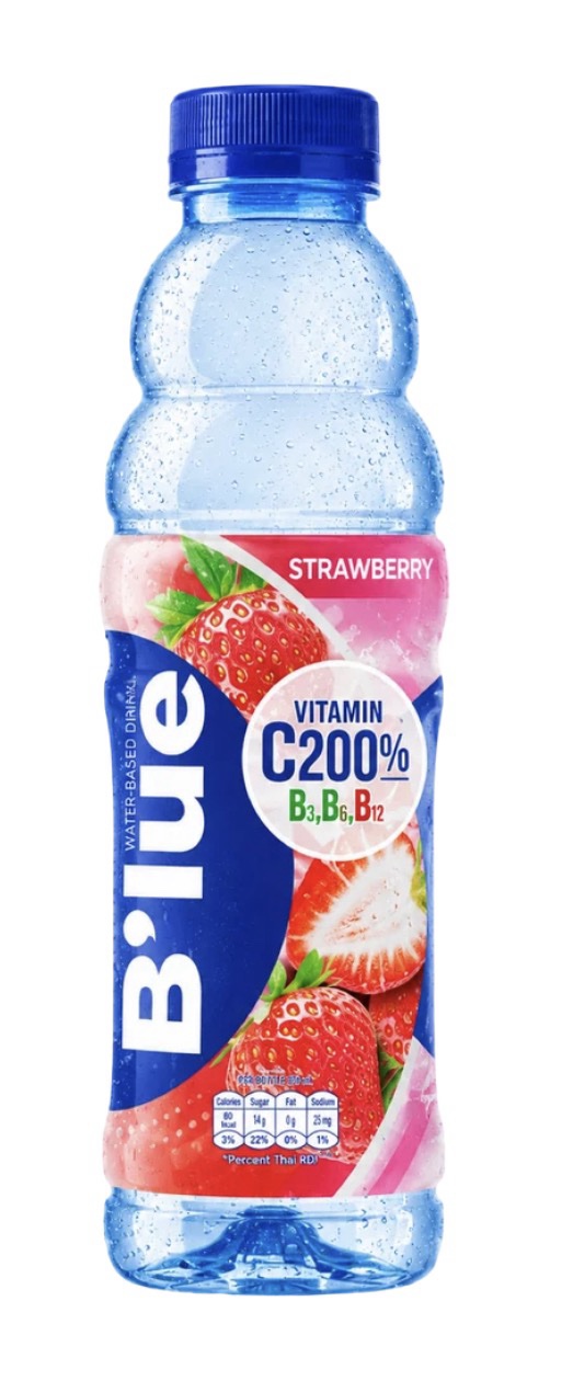 B’lue Strawberry 500ml - Blue Thaïlande Fraise