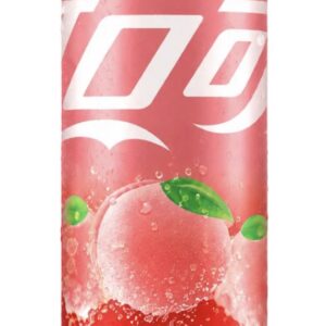 Coca-Cola Pêche Blanche – Boisson Gazeuse Chinoise – 33 cl