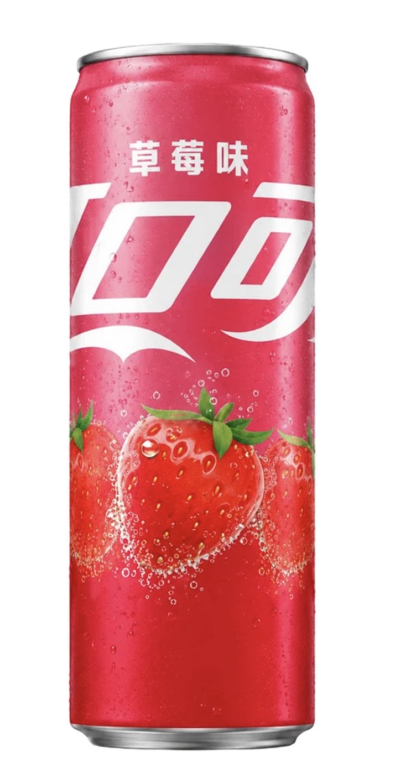 Coca Cola Strawberry China 330 Ml - Coca Cola Fraise De Chine