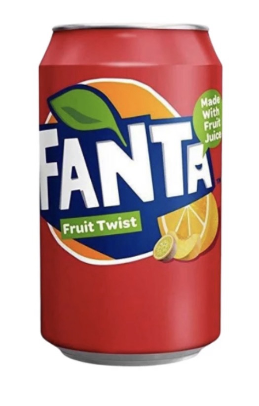 Fanta Fruit Twist 33ml Fruit De La Passion, Orange Pêche Et Pomme