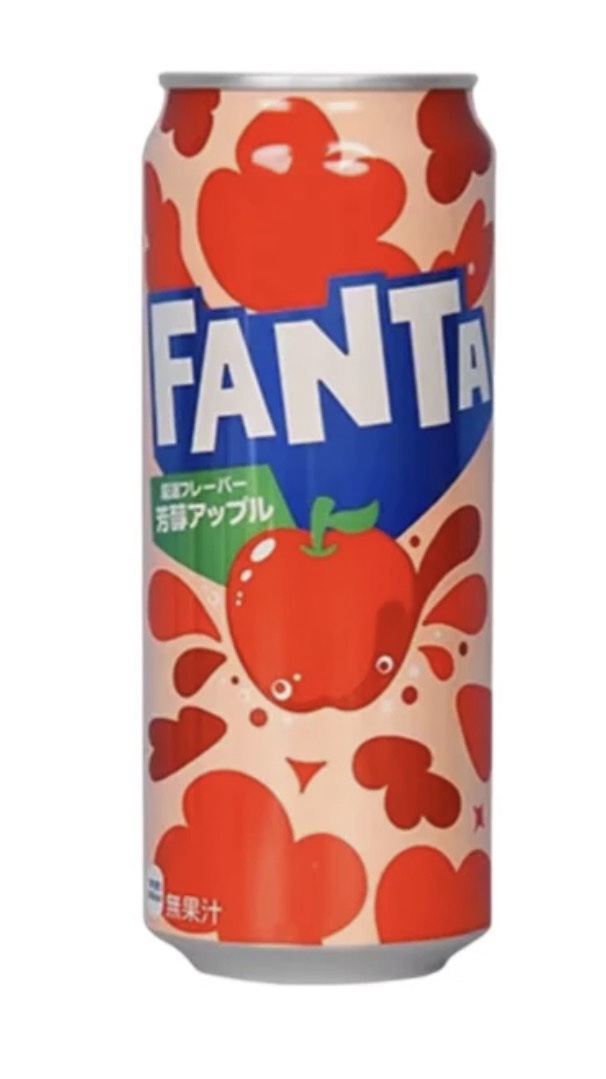 Fanta Juicy Apple Japan 50cl - Fanta Pomme D’amour Japon