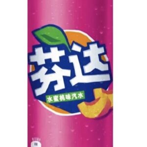 Fanta Peach China 33cl- Fanta Pêche De Chine
