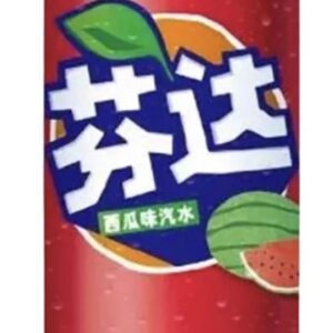 Fanta Watermelon China 33cl - Fanta Pastèque Chine