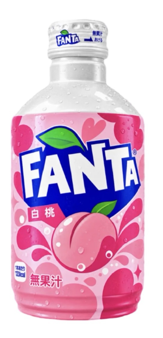 Fanta White Peach Japan 300ml - Fanta Pêche Blanche Japon