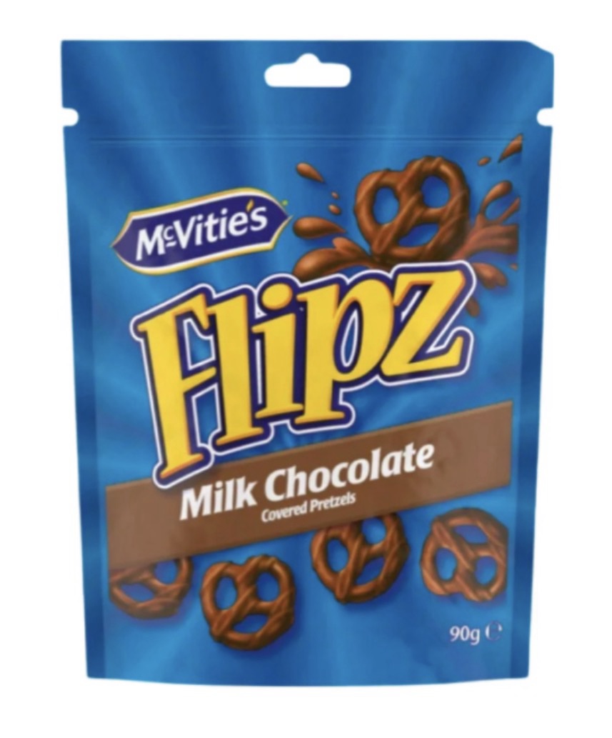 Flipz Milk Chocolate 90g - Flipz Chocolat Au Lait