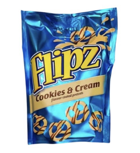 Flipz Cookies & Cream 90g - Flips Saveur Biscuits Et Crème