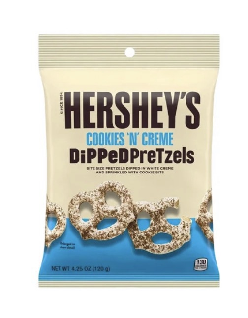 Hershey’s Dipped Pretzels Cookies & Cream 120g