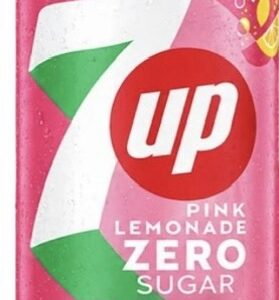 7up Pink Limonade Sans Sucres 330ml