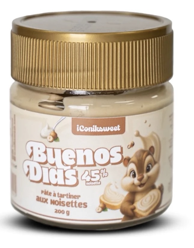 IConiksweet - Buenos Dias - Crème À La Noisette 45% 200g