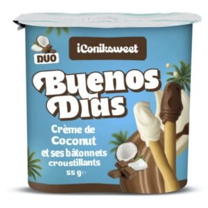 IConiksweet - Buenos Dias - Crème De Coconut Et Ses Bâtonnets Croustillants 55g