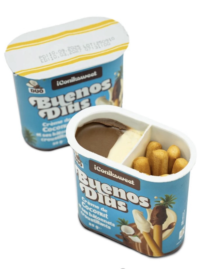 IConiksweet - Buenos Dias - Crème De Coconut Et Ses Bâtonnets Croustillants 55g – Image 2