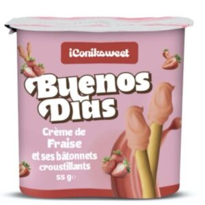IConiksweet - Buenos Dias - Crème De Fraise Et Ses Bâtonnets Croustillants 55g
