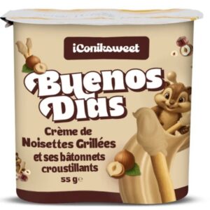 IConiksweet - Buenos Dias - Crème De Noisettes Grillés Et Des Bâtonnets Croustillants 55g