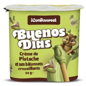 IConiksweet - Buenos Dias - Crème De Pistache Et Ses Bâtonnets Croustillants 55g