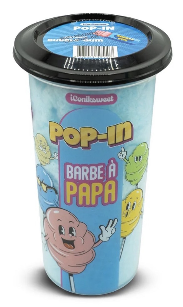 IConiksweet - Pop-In Barbe À Papa Bubble Gum 60g
