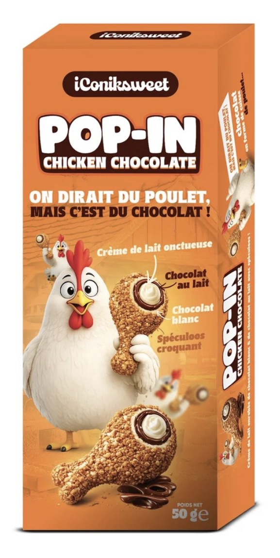 IConiksweet - Pop-In Chicken Chocolate – IConikSweet 50g
