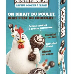 IConiksweet - Pop-In Chicken Chocolate – Saveur Cookies & Cream 50g