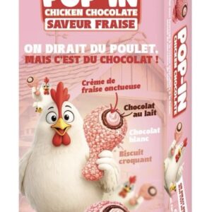 IConiksweet - Pop-In Chicken Chocolate – Saveur Fraise 50g