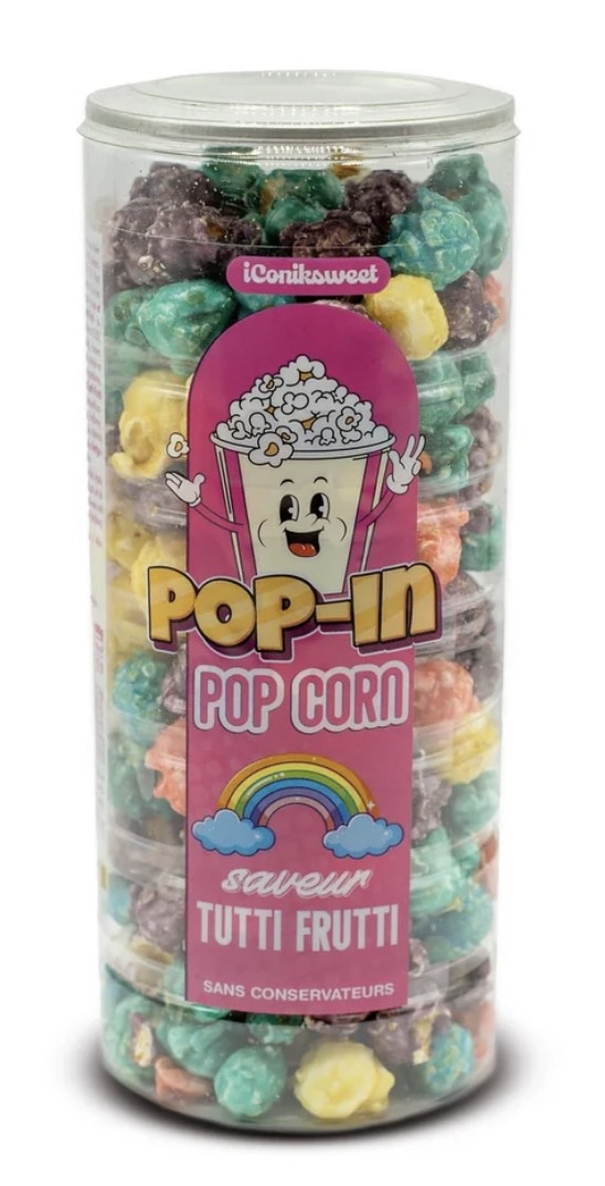 IConiksweet - Pop-In Pop Corn Saveur Tutti Frutti 170g