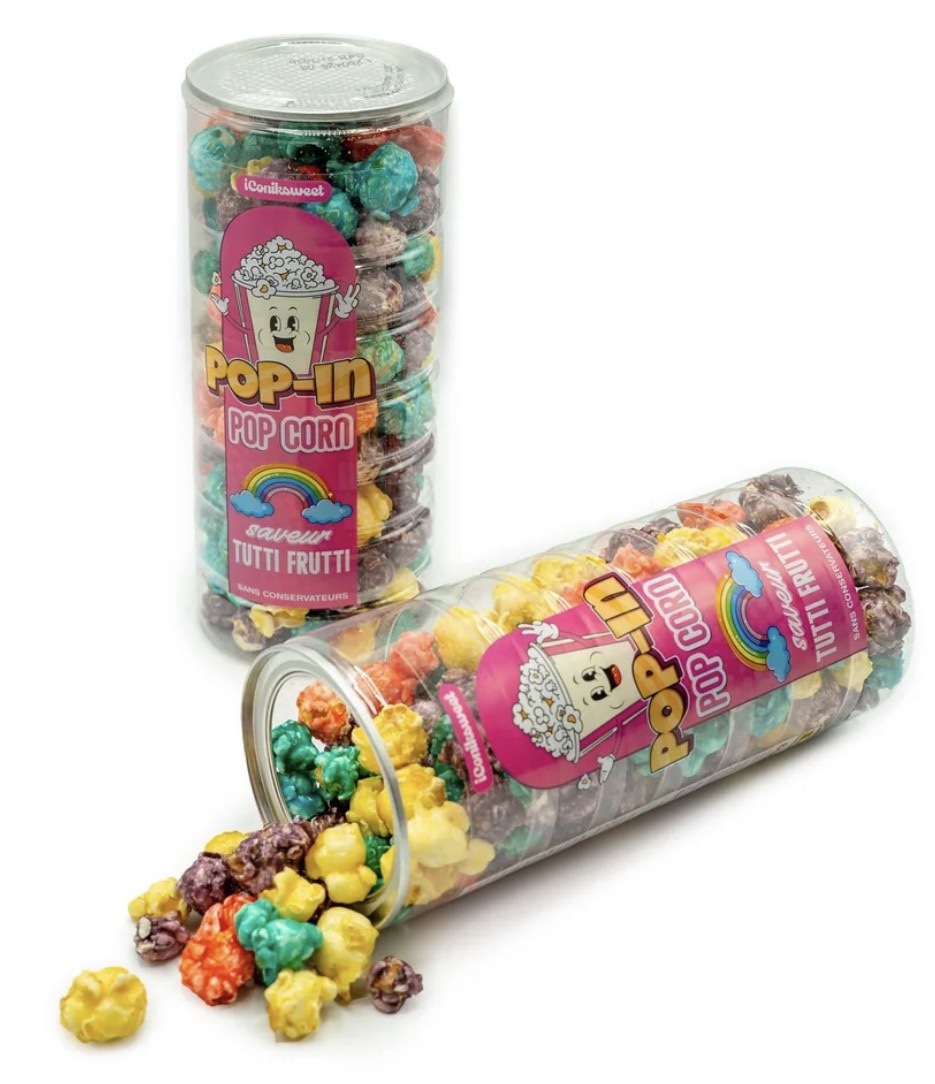 IConiksweet - Pop-In Pop Corn Saveur Tutti Frutti 170g – Image 2