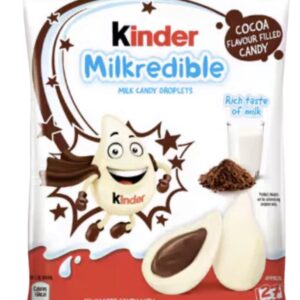 Kinder Milkredible China 46,8g - Bonbons Au Lait En Forme De Goutte Garniture À La Crème De Cacao