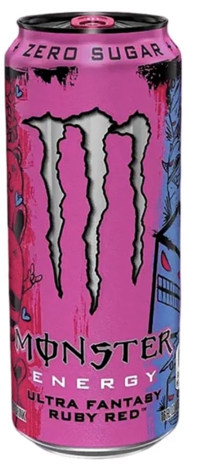 Monster Energy Ultra Fantasy Ruby Red 500ml - Monster Energy Fantasy Rouge Rubis