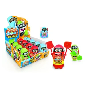Cleaning robot dip & lick