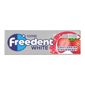 Freedent white fraise sans sucré