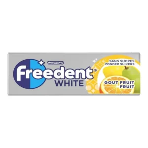Freedent white fruits sans sucré