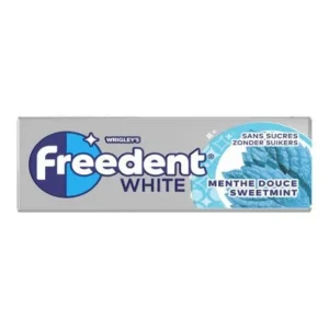 Freedent white menthe douce sans sucré