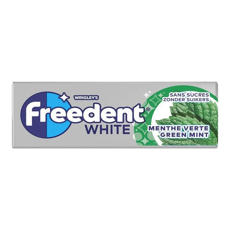 Freedent white menthe verte sans sucré
