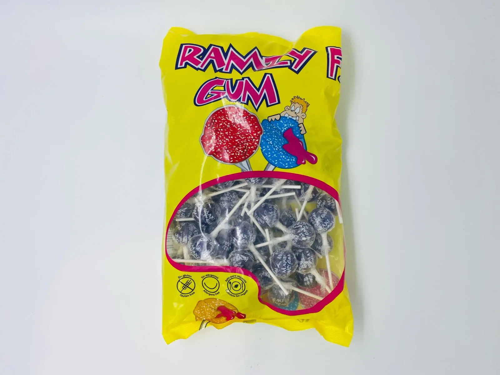 Mini sucette ramzy mure gum (lot de 10)