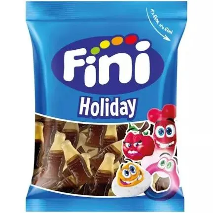 Sachet individuel de bonbons bouteilles coca lisses – 90g