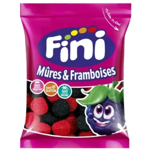 Sachet individuel de bonbons mûres & framboises – 90g