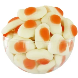Sachet individuel de bonbons œufs au plat lisse – 90g