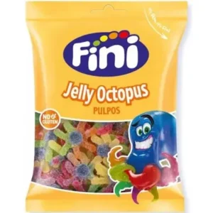 Sachet individuel de bonbons poulpes fizz – 90g