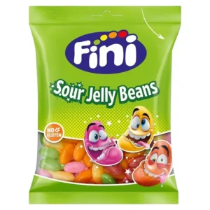 Sachet individuel de bonbons sour jelly beans – 90g