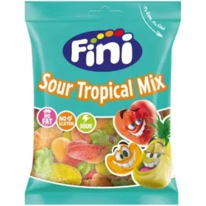 Sachet individuel de bonbons sour tropical mix – 90g