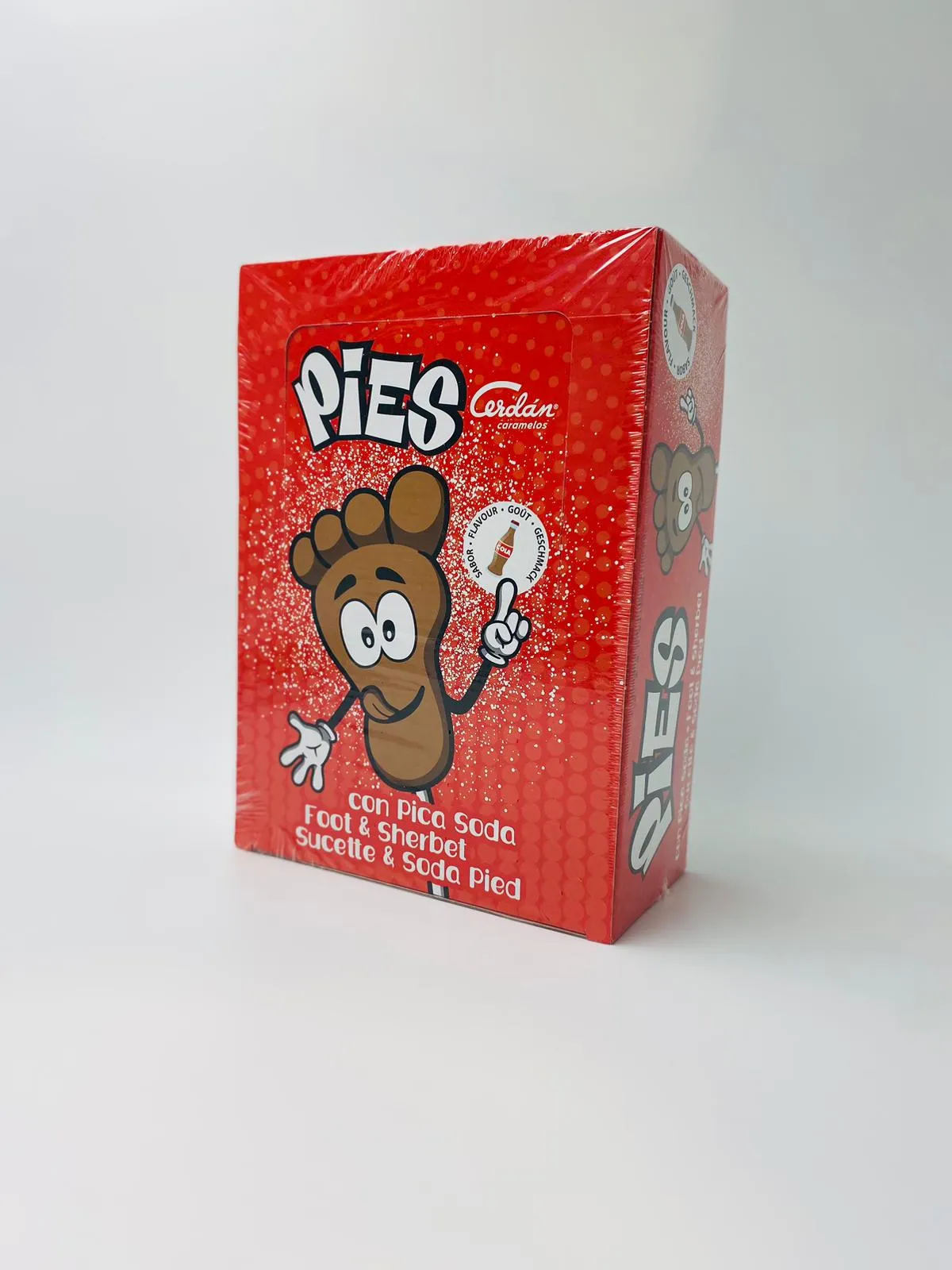 Sachets pieds soda cola