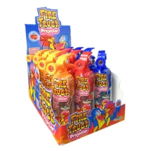 Sucettes Fire truck projector ( Fraise, Framboise, Cola)