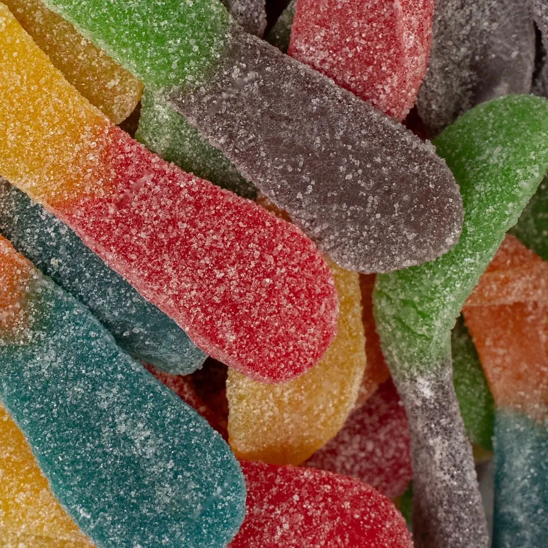 Langues acidulées fruits